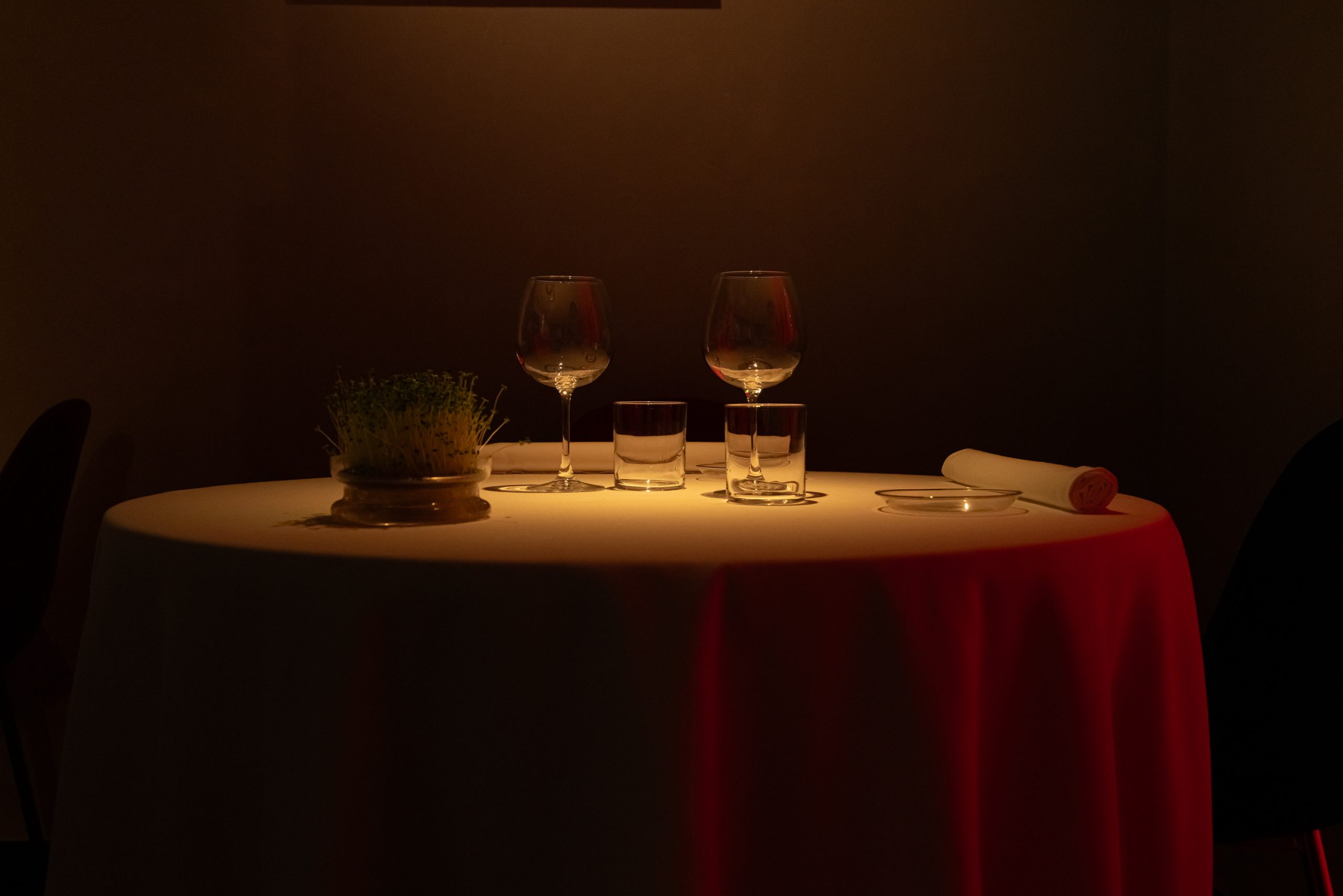 La sala del ristorante di Gaetano Marinaccio e Nadia Petronio