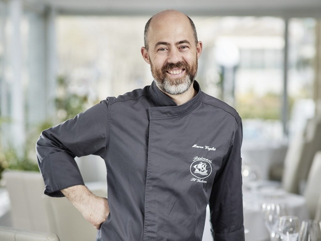 Lo chef del Galeone di Fano Marco Vegliò