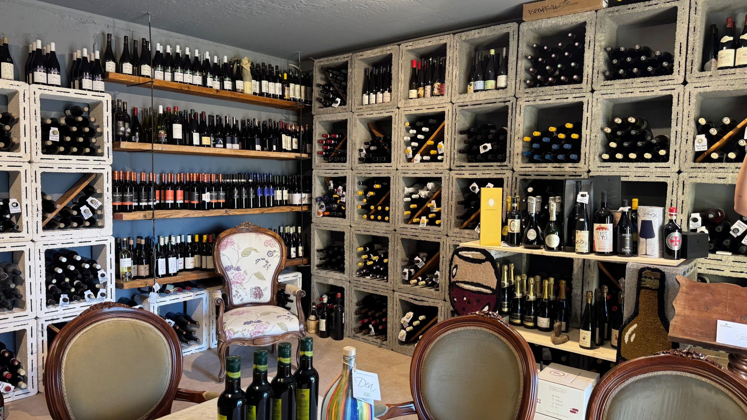 La cantina di Locanda de Banchieri