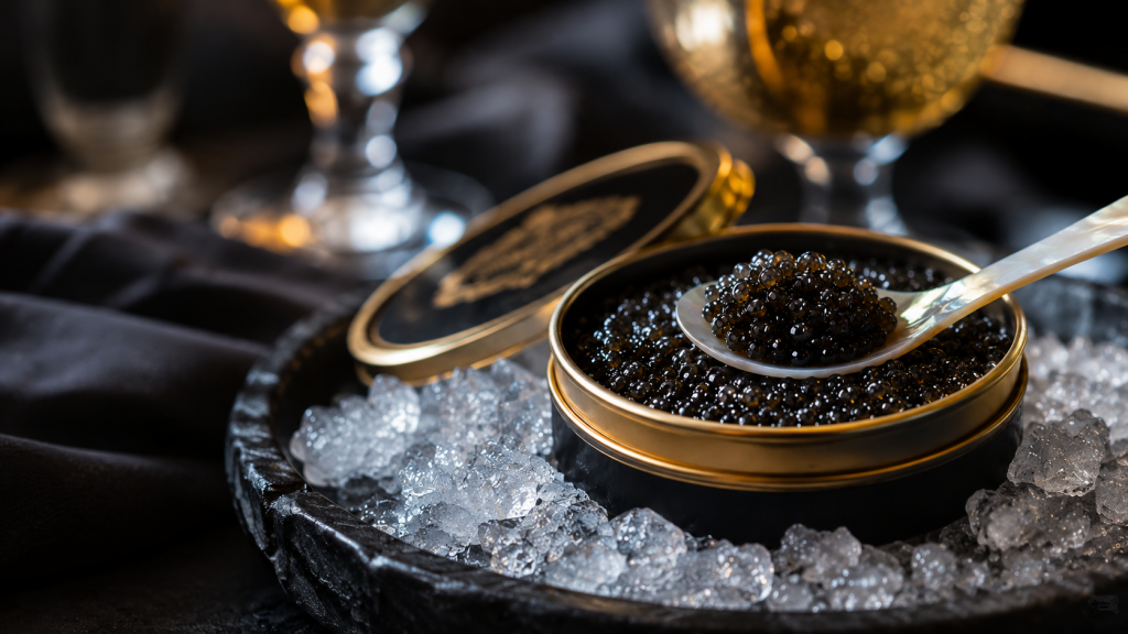 Il caviale è un lusso elegante